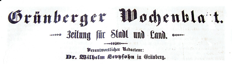 Grünberger Wochenblatt